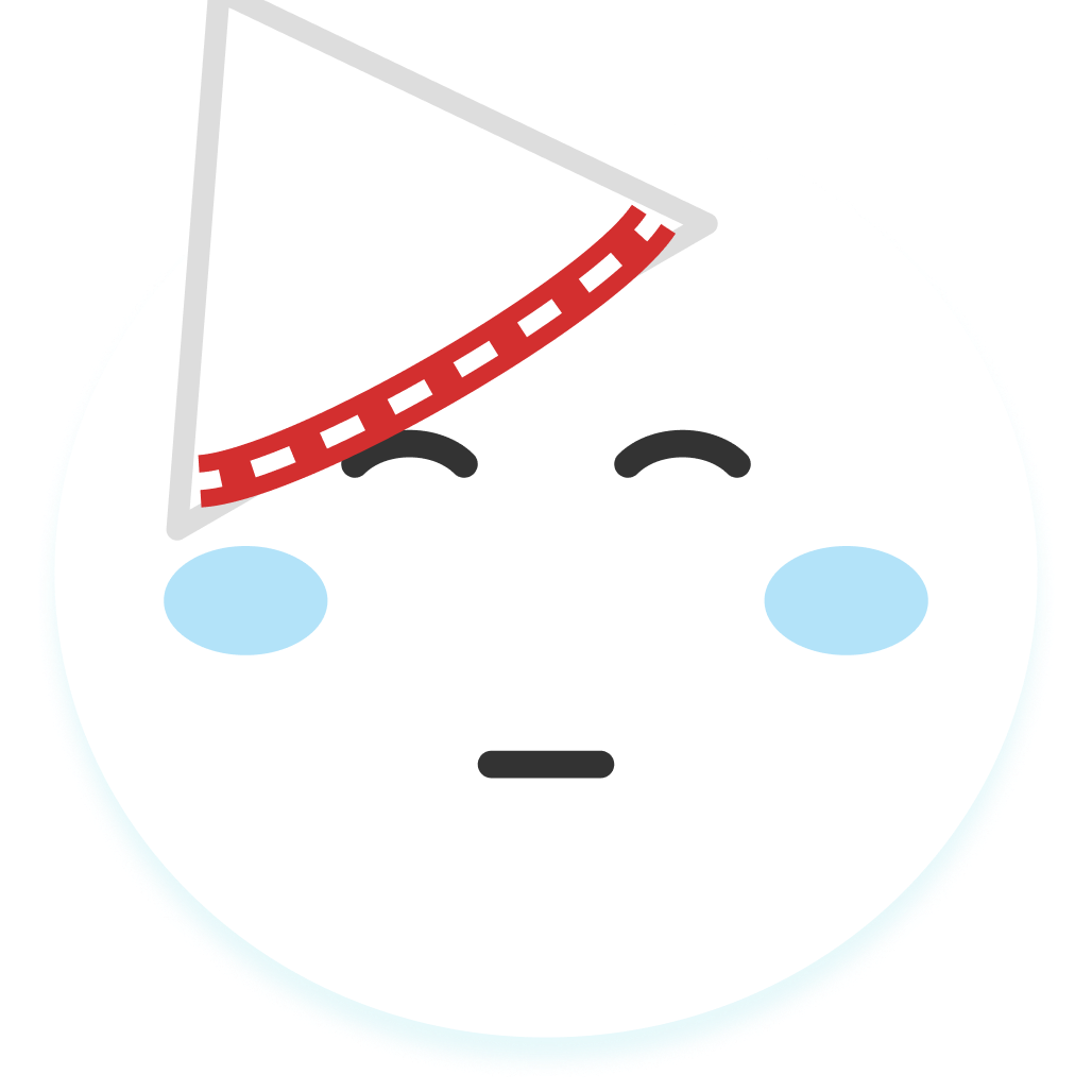 決意の表情のちさまる