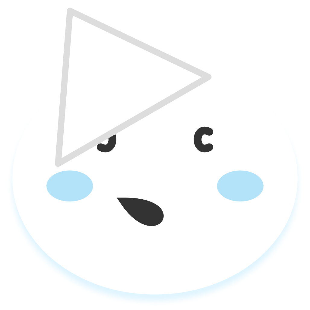 座って微笑むちさまる