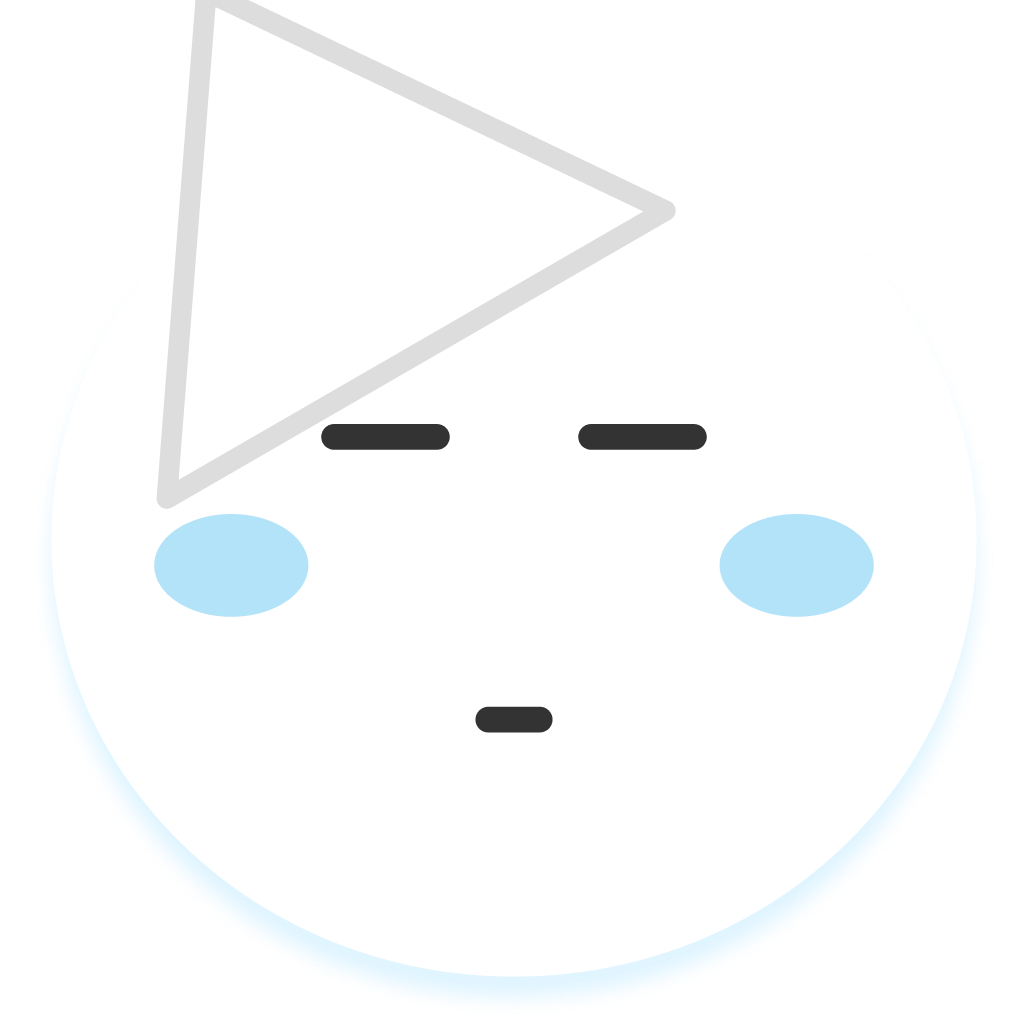 あごに手を当てて考えるちさまる