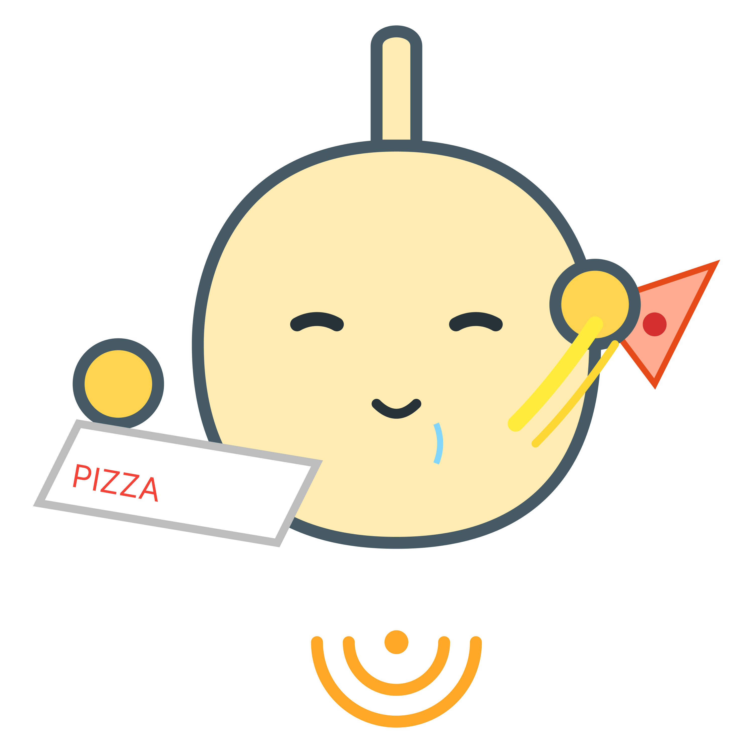 だんご汁を食べるコネクト