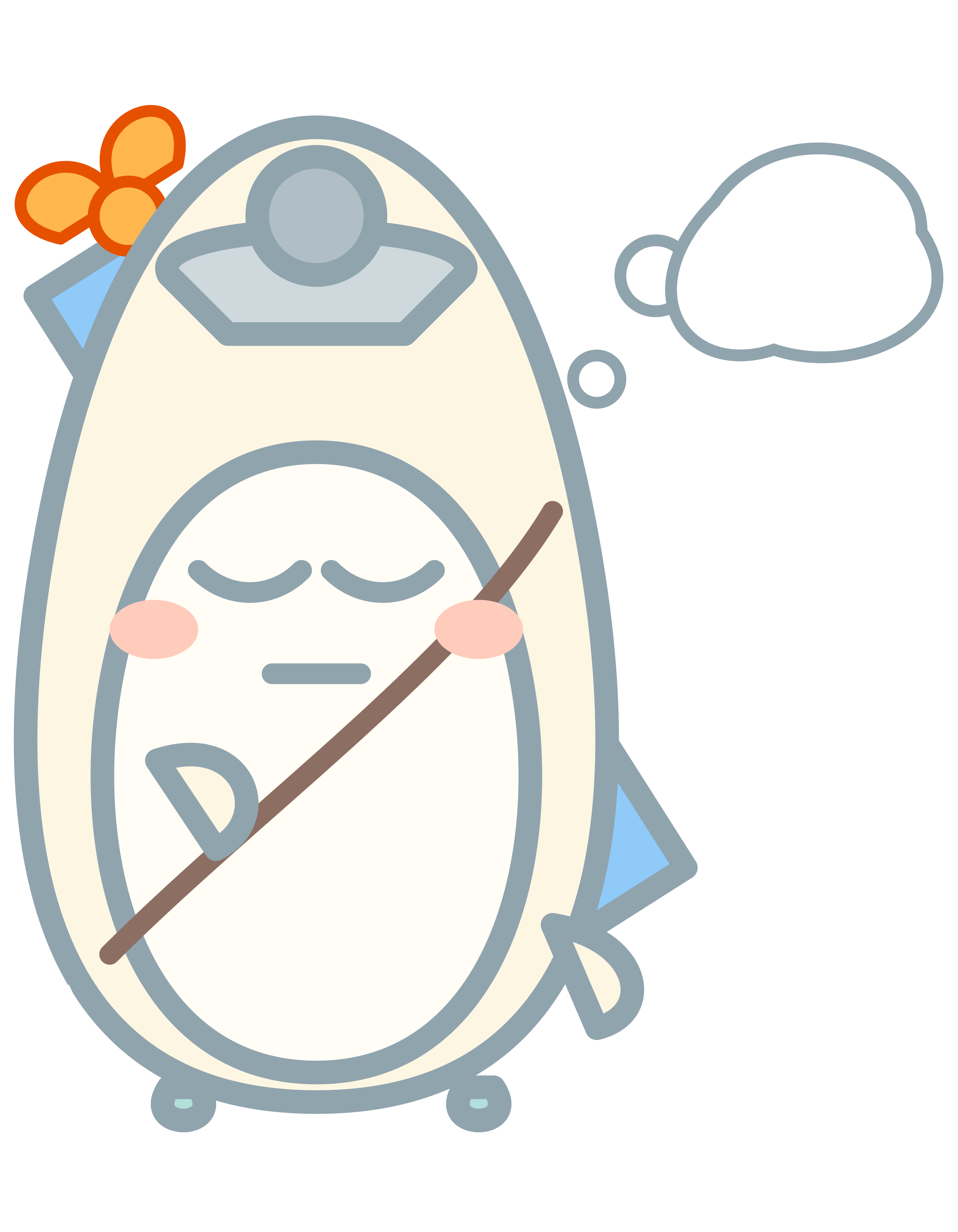 考えるフォリオ先生