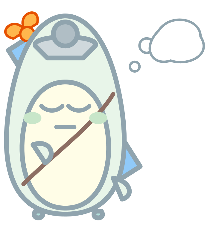 物思いにふけるフォリオ先生