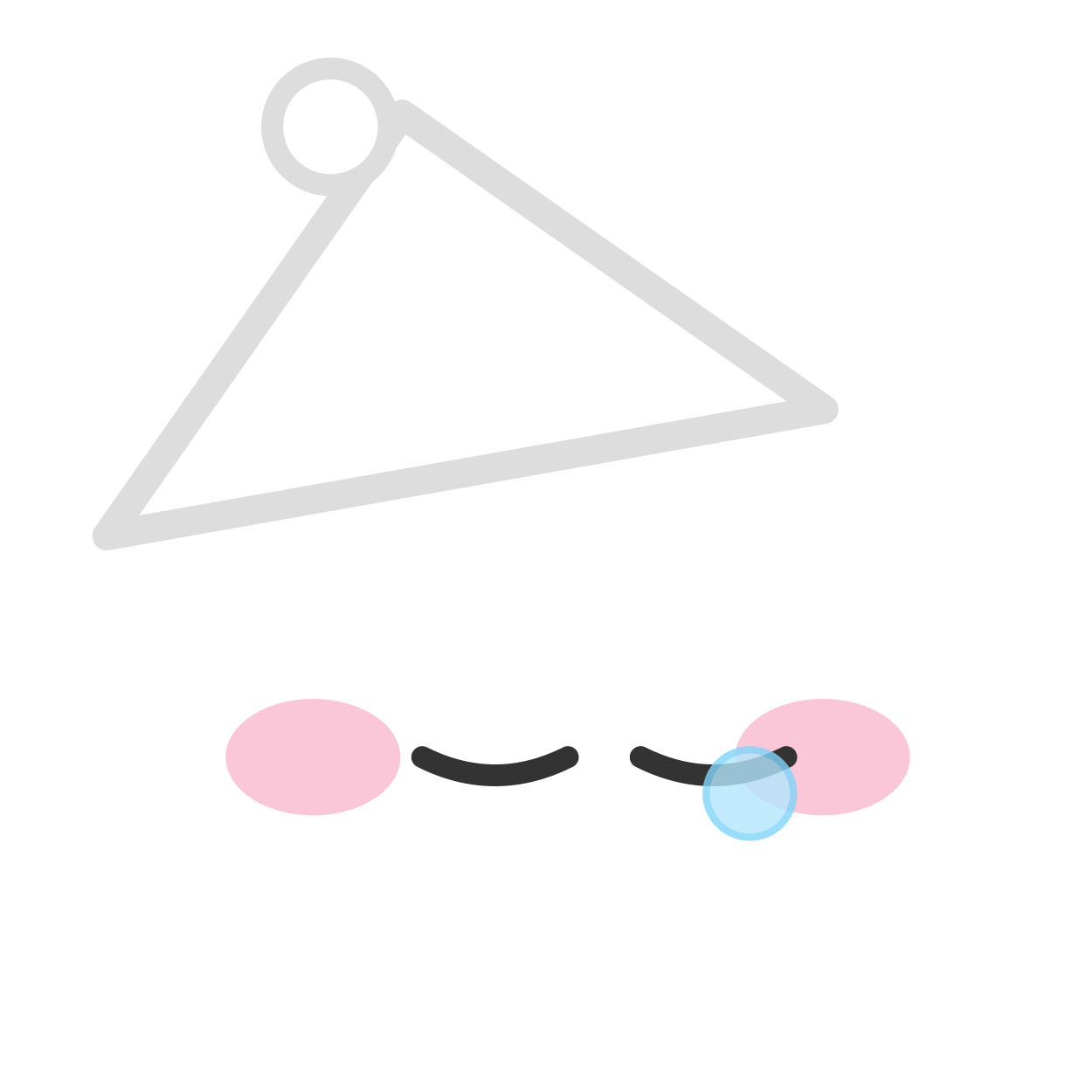 一緒に寝ているミニまる